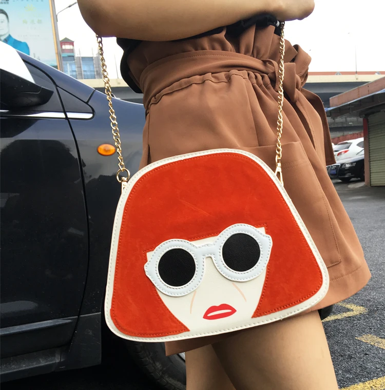 Забавная Персонализированная модная винтажная женская модельная Замшевая сумка