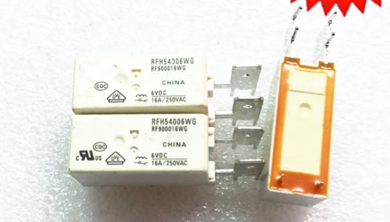 FREE SHIPPING 2pcs RFH54006WG RF900016WG 6VDC 16A New Original | Электроника