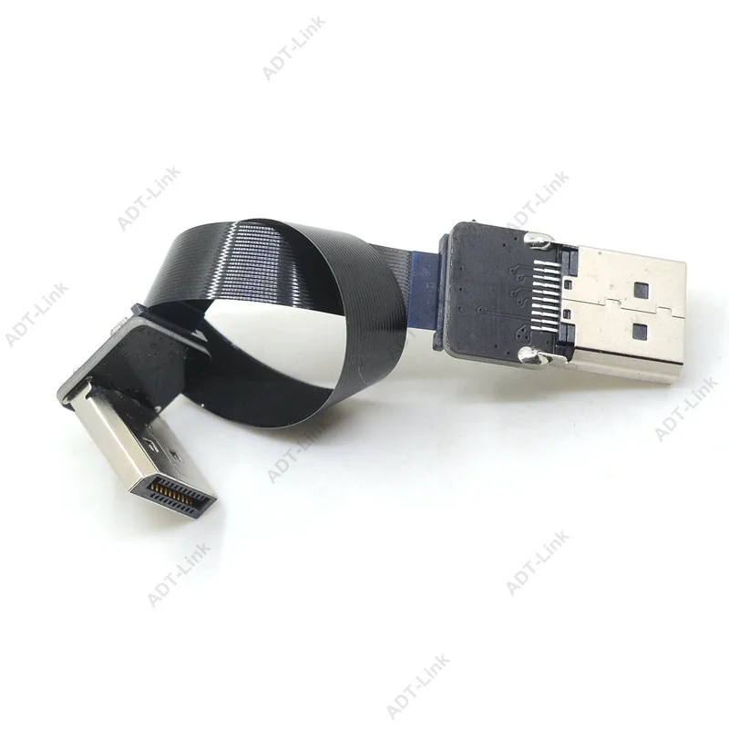 FPV DisplayPort кабель 4 K 60Hz DP 1 2 версия шнур 90 градусов адаптер 5 см 100 FPC лента плоский шаг