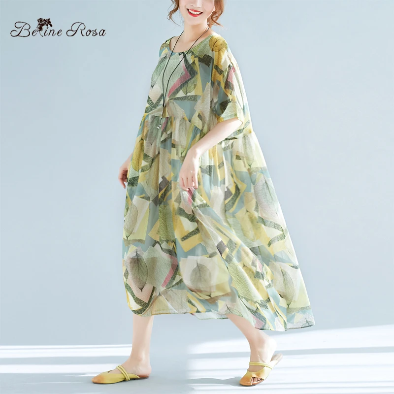 Женское летнее платье с принтом BelineRosa Повседневное модель XMR00055 лето 2018|summer dress|women