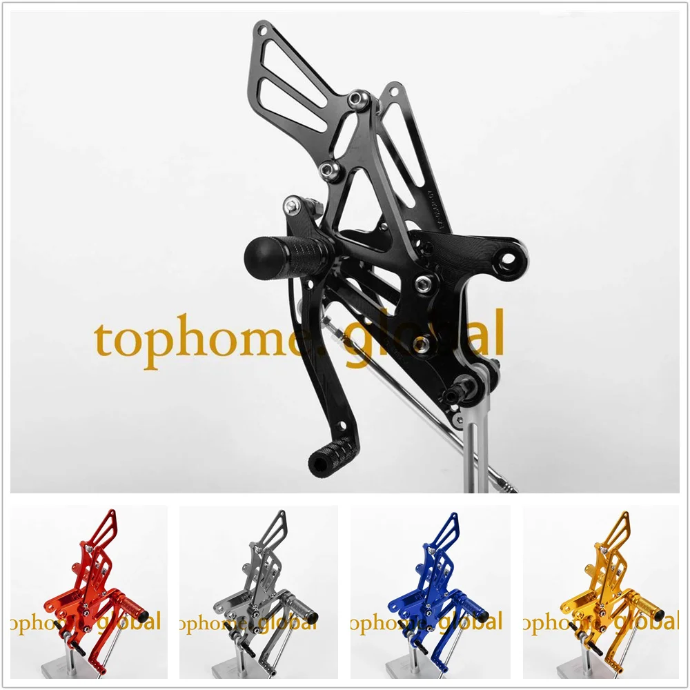 

For Kawasaki ZX6R 2005 2006 2007 2008 CNC Rearsets Foot Pegs Footpeg Rear Brake Shift Set