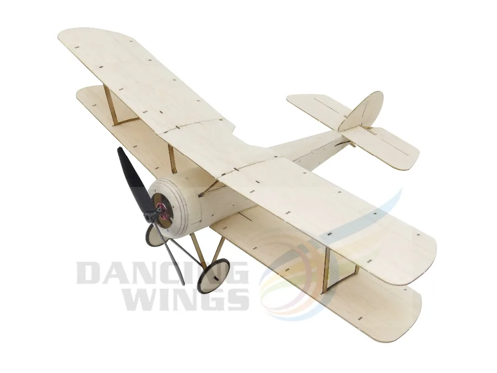 Sopwith Pup RC самолет пробкового дерева 378 мм Warbird Самолет комплект с бесщеточной системой питания Aeromodelling Kit K6