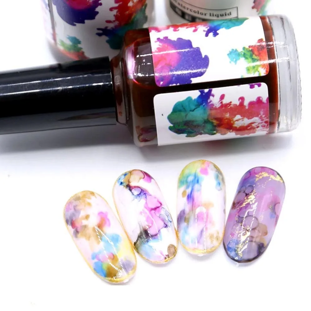 Learnever 12 Colors UV Nail Gel Marble Style Polish Soak Off Semi Vernis Permanent gel lacquer New Arrival | Красота и здоровье