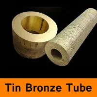 Tin Bronze Tube Pipe or Bar Raw Material for Valves Heat Exchanger Seawater Resists Corrosion Boiler Ship Building
