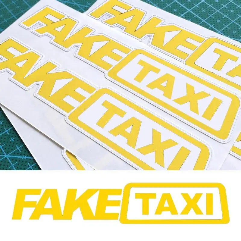 5 шт. универсальные автомобильные наклейки поддельные такси дрейф JDM Turbo Hoon Race Auto