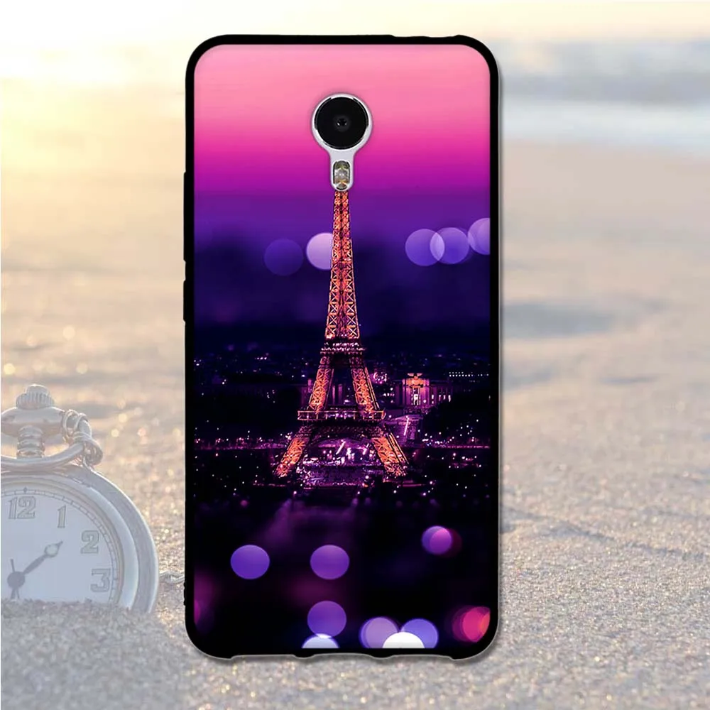 Роскошный мягкий Задняя накладка чехла из ТПУ для Meizu M3 Note 5 &quot Чехол телефона meizu