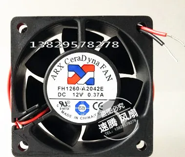 

FH1260-A2042 12V 0.37A 6 см 6025 2 линии 60*60*25 мм вентилятор