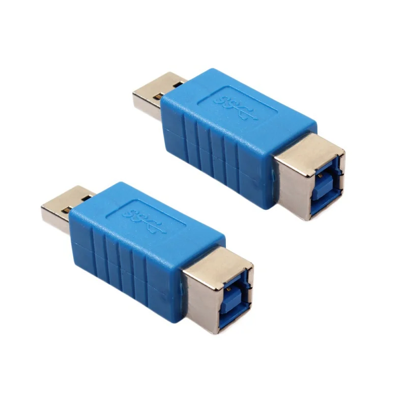2 шт. Супер Скоростной USB 3 0 A папа в B Женский переходник тип расширитель адаптеры