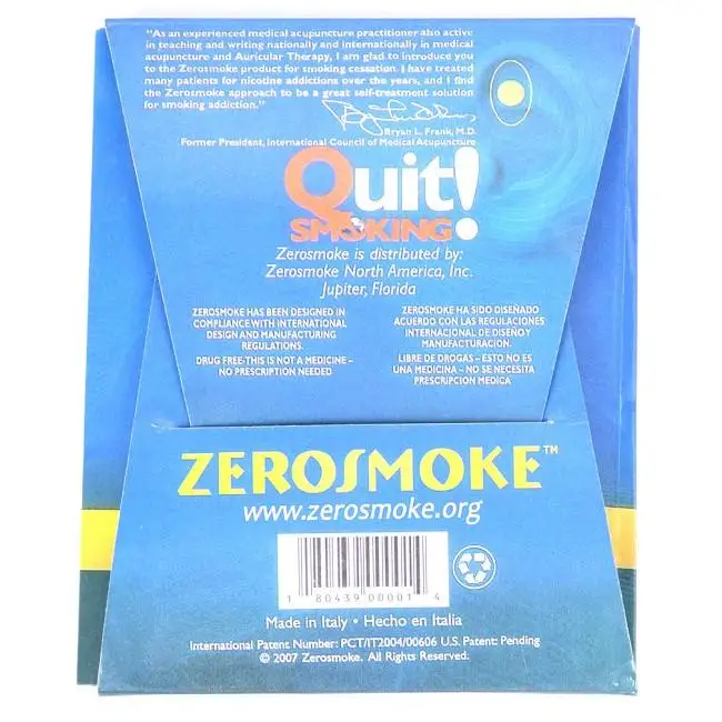 2 шт дропшиппинг moonbiffy Quit смокинг Zerosmoke гарнитура акупунктурный пластырь без сигарет терапия здоровья