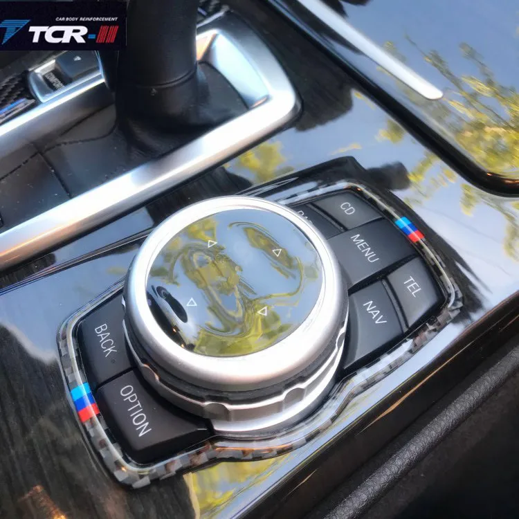 Для Bmw F30 F10 F20 F25 F07 X1 X3 X5 X6 углеродного волокна Тюнинг автомобилей интерьера
