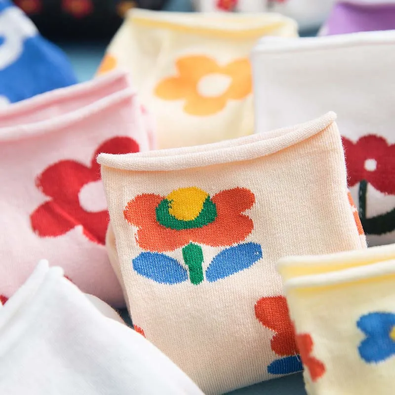 WPLOIKJD новые модные хлопковые милые женские носки цветные креативные смешные с