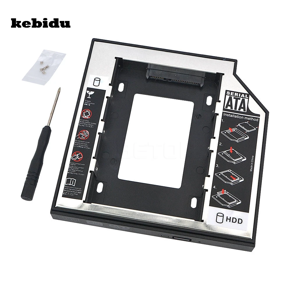 Корпус для жесткого диска Kebidu 2 5 2nd 9 мм Ssd Hd SATA жесткий диск HDD Caddy адаптер привод