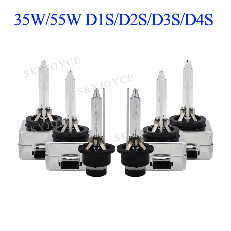 SKYJOYCE Xenon D1S 55W 6000K HID Лампы D2S D3S 4300K 8000K D4S 5000K 35W Автомобильные фары лампы для
