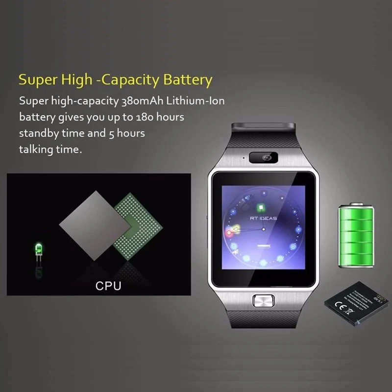 Новые смарт часы DZ09 Bluetooth наручные с sim картой Смарт для Ios Android xiaomi huawei часы|dz09 smart