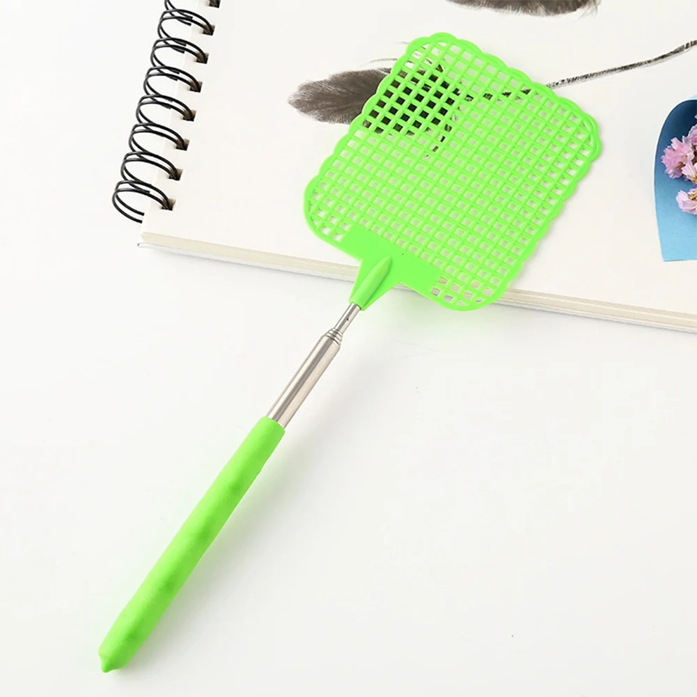 Цвет случайный многоразовый 73 см Телескопический Жук вредитель ручная ракетка