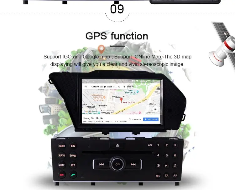 JDASTON Android 10,0 автомобильный dvd-плеер для Mercedes Benz GLK 2008 2009 2010 gps навигация 1 Din автомагнитола аудио мультимедиа стерео