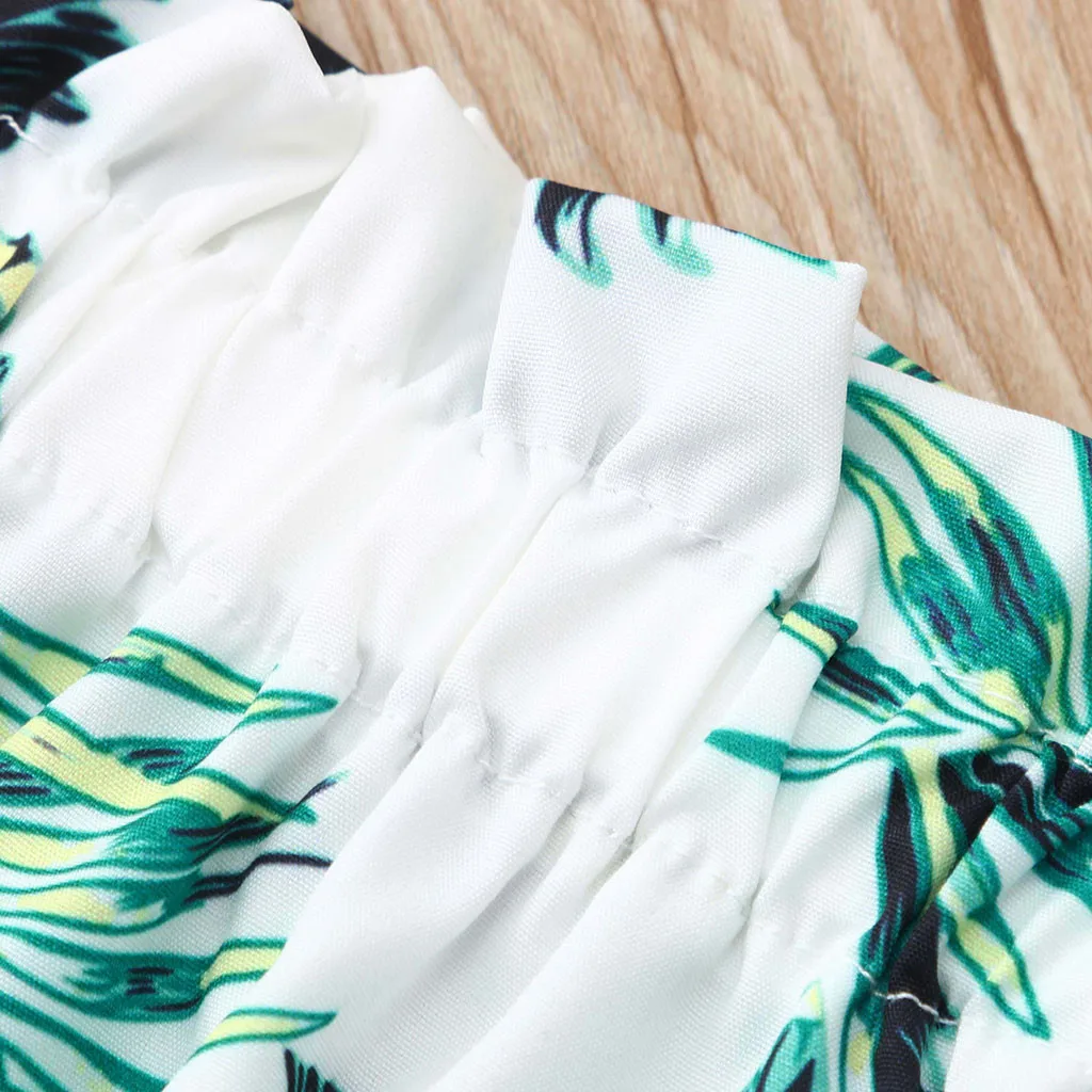 Детский купальный костюм для девочек хлопковый из двух предметов бикини летние