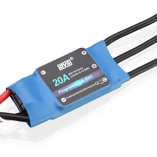 Оригинальный контроллер скорости DYS 10A/20A/30A/40A 2-6S (Прошивка Simonk) ESC для
