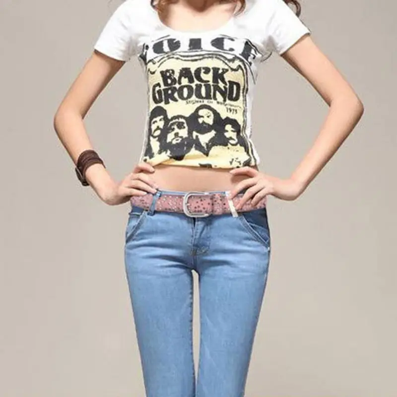 Женский ремень из спилка и искусственной кожи с заклепками модный пряжкой на