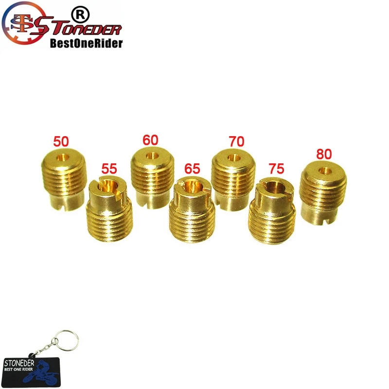 STONEDER #50 #55 #60 #65 #70 #75 #80 Карбюратор Carb основной струи для хищника 212cc Honda Clone GX160 GX200