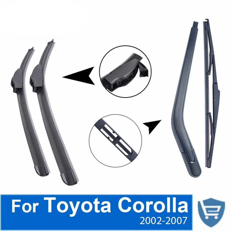 QEEPEI передний и задний рычаг стеклоочистителя для Toyota Corolla 2002-2007 3/5-дверь хэтчбек
