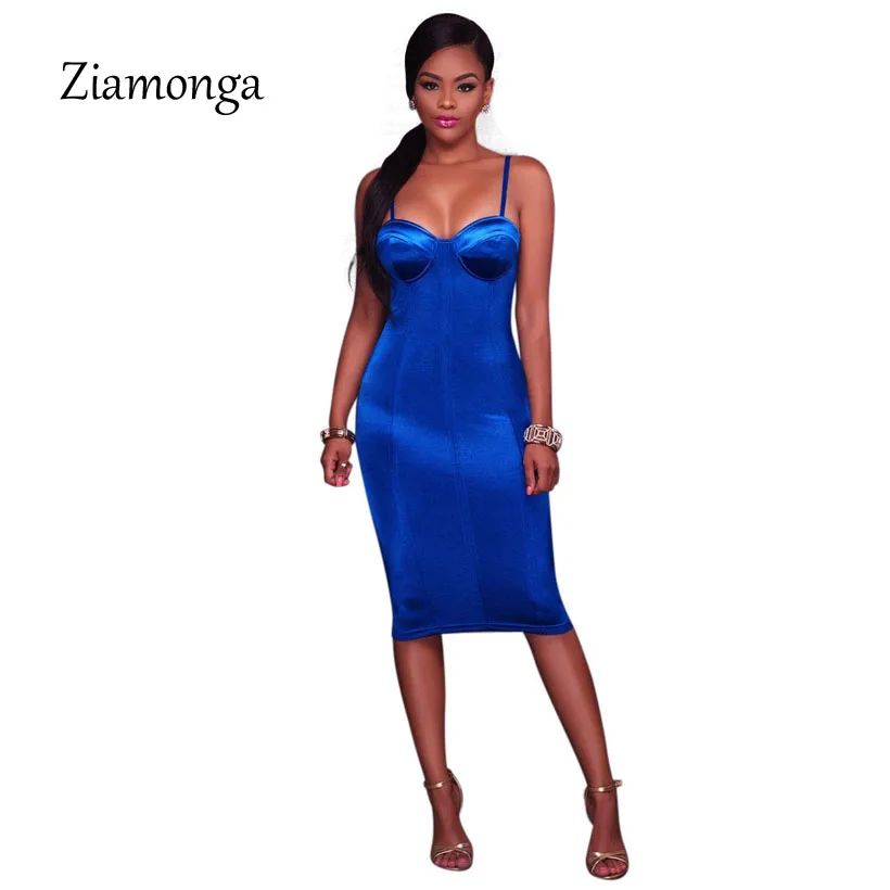Ziamonga сексуальное вечернее платье без рукавов с запахом на груди женское миди