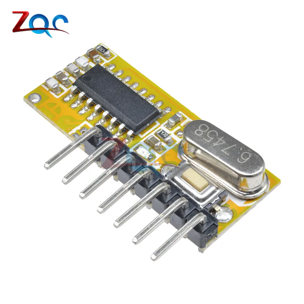 RXC6 433 МГц Супергетеродинный беспроводной приемник PT2262 код устойчивый для Arduino AVR Diy Электронный модуль Diy Kit печатная плата