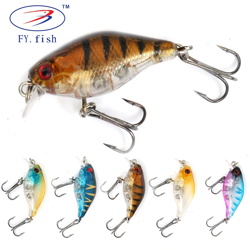 40 мм 4 г Crankbait рыболовная приманка искусственная жесткая рукоятка для окуня