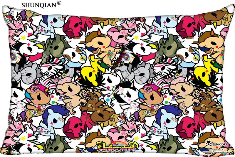 Прямоугольный Чехол-Подушка Tokidoki на молнии (с двух сторон) высокое качество
