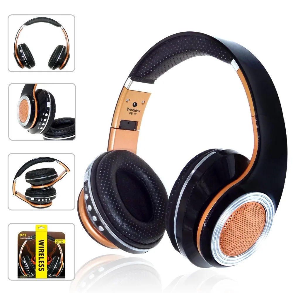 Моды Игровые наушники FE-19 складной проводной Беспроводной Bluetooth Smart стерео