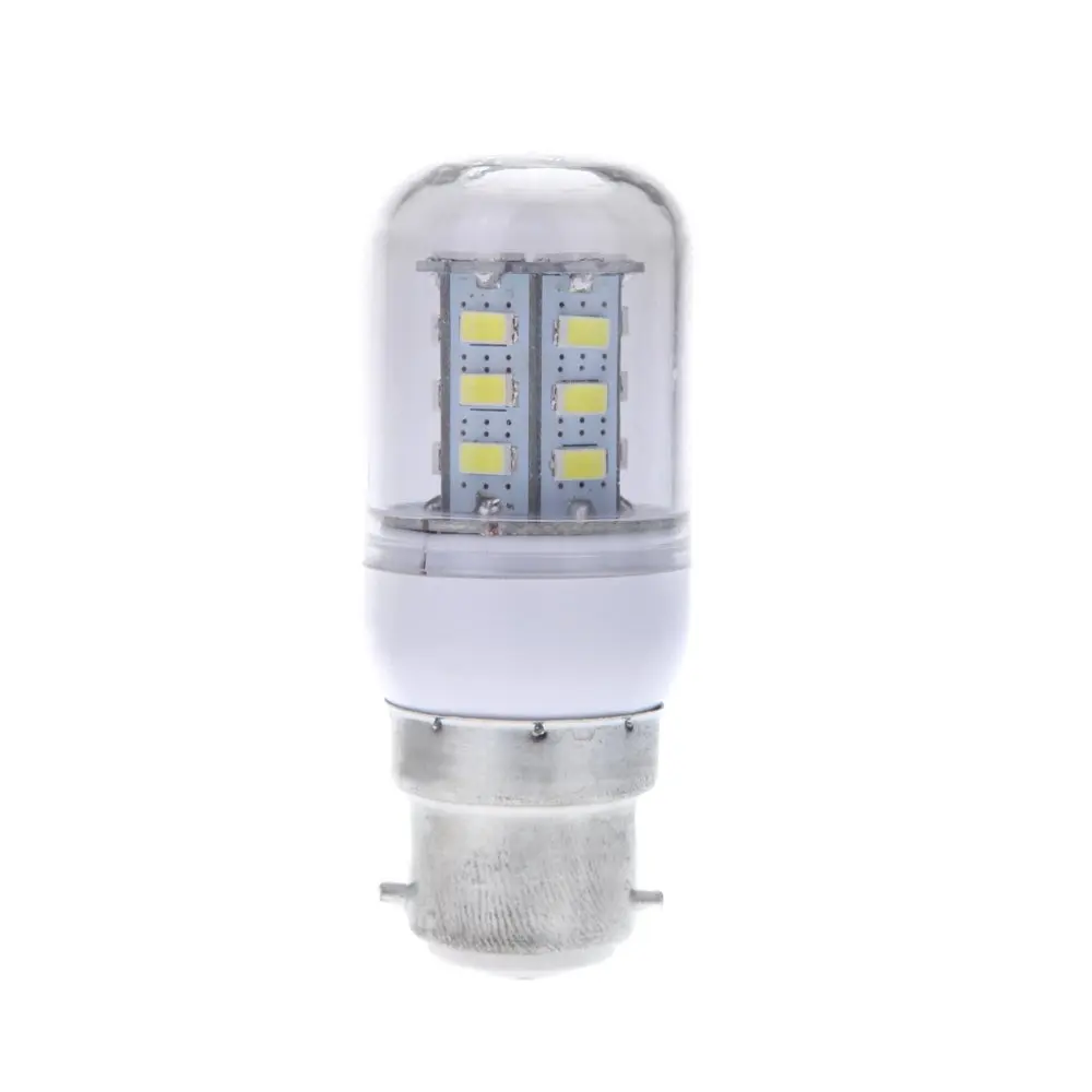 1 шт. B22 СВЕТОДИОДНАЯ кукурузная лампа 7 Вт 12 15 20 25 27 30 35 AC 220 В 5730SMD люстра 240 в 230