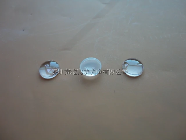 

high power LED optical convex lens diameter 7.6mm Plano convex LED lens 1W 3W Reflector Collimator