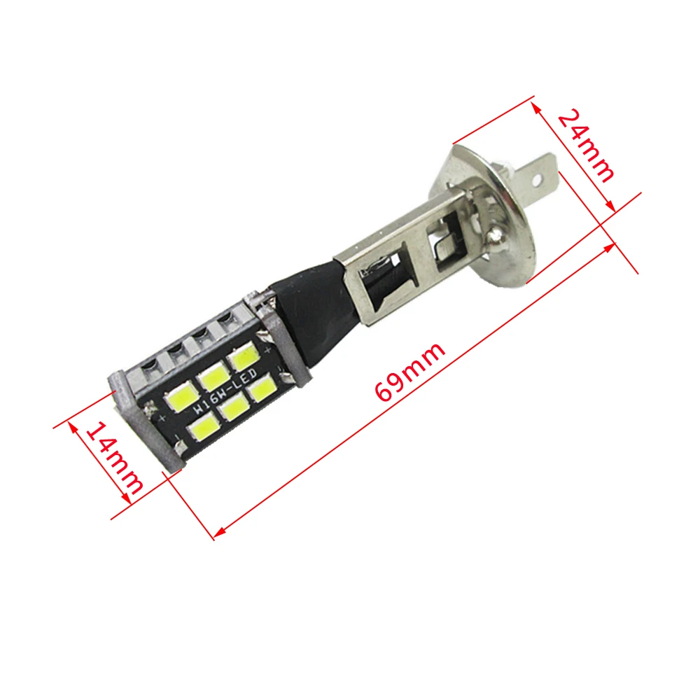 YSY 2 шт. H1 2835 15 SMD светодиодный Canbus Error free автомобилей головной светильник тумана s