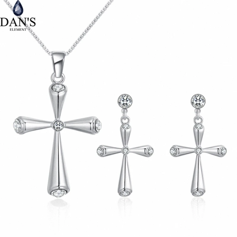 Новые модные серьги DAN'S из настоящих австрийских кристаллов распродажа