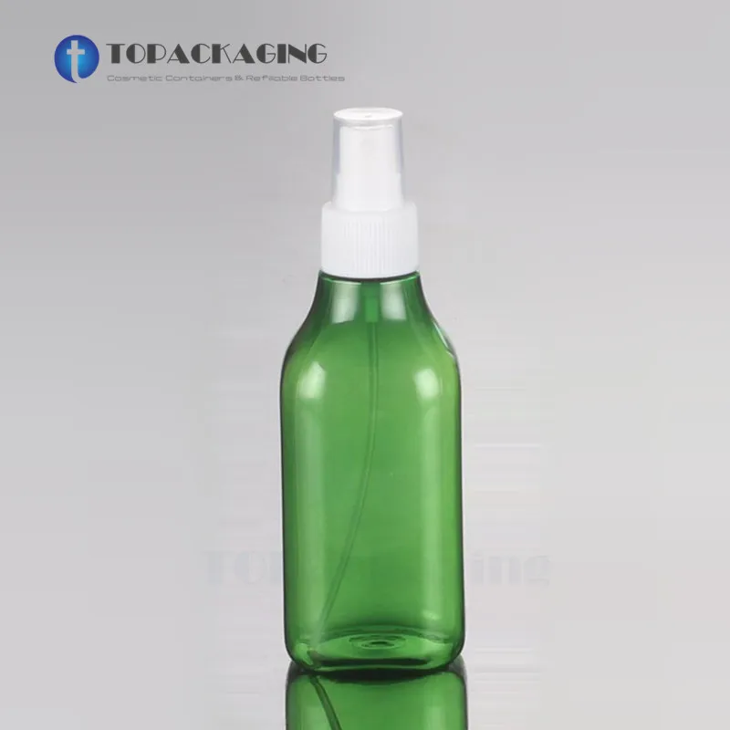 30PCS*200ML Spray Pump Bottle Empty Square Plastic Cosmetic Container Red Perfume Refillable Parfum Pack Blue Fine Mist Atomizer | Красота и