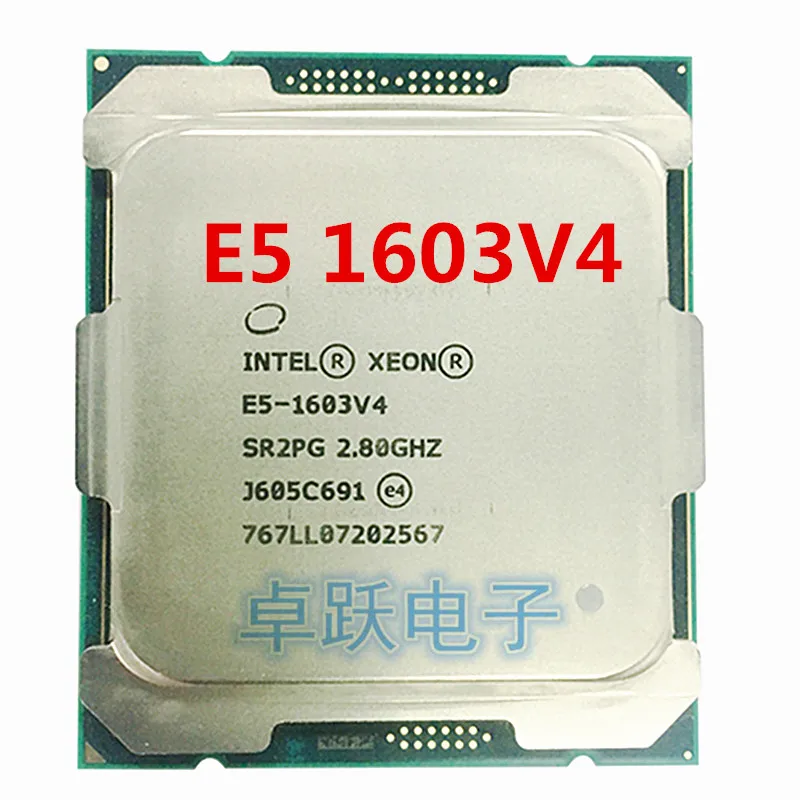 Процессор e5-1603v для ПК центральный процессор компьютера 4 ядра частота-2 8 ГГц