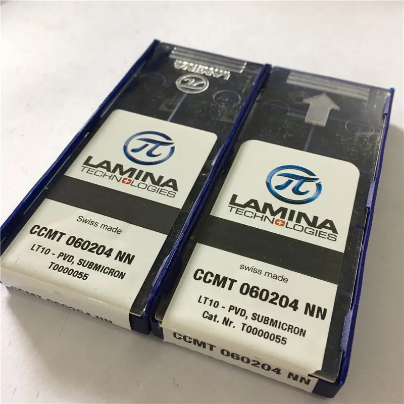 CCMT060204NN LT10 Оригинал LAMINA ЧПУ лезвие вставки карбида токарный инструмент 10 шт./лот