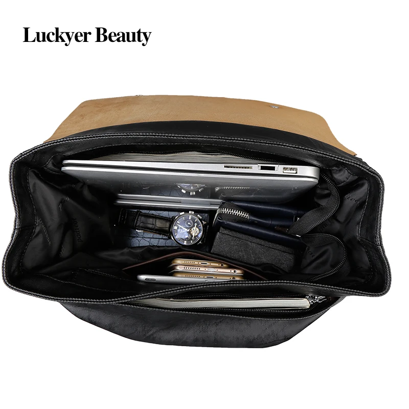 LUCKYER BEAUTY модный мужской рюкзак в Корейском стиле роскошные Брендовые мужские