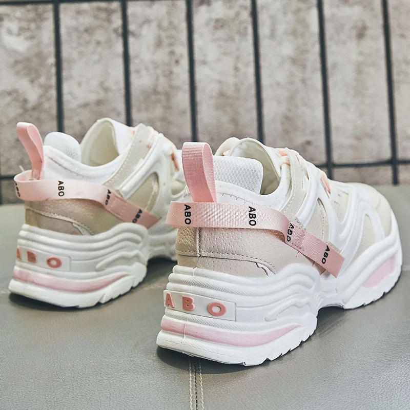 Кроссовки женские на толстой подошве дышащие увеличивающие рост x27s|Обувь без