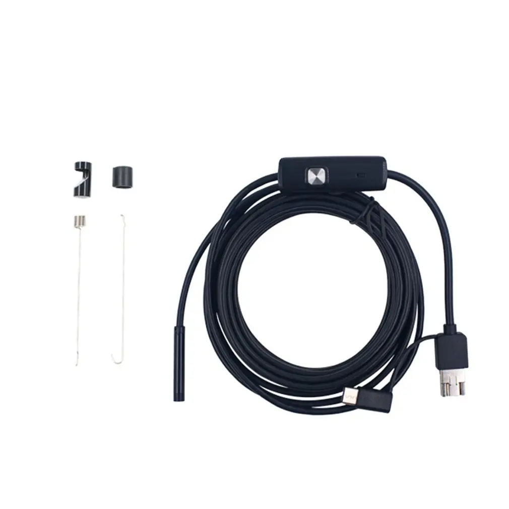 3 в 1 Полужесткий usb type-c инспекционный эндоскоп водонепроницаемый 8 0 мм