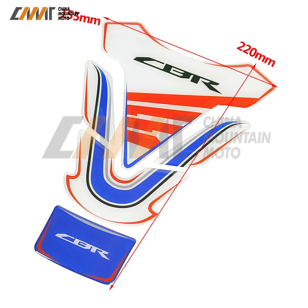 3D бак мотоцикла Pad Защитная Наклейка Стикеры чехол для Honda CBR 250 600 900 929 954 RR CBR1000XX CBR наклейки Tank Pad