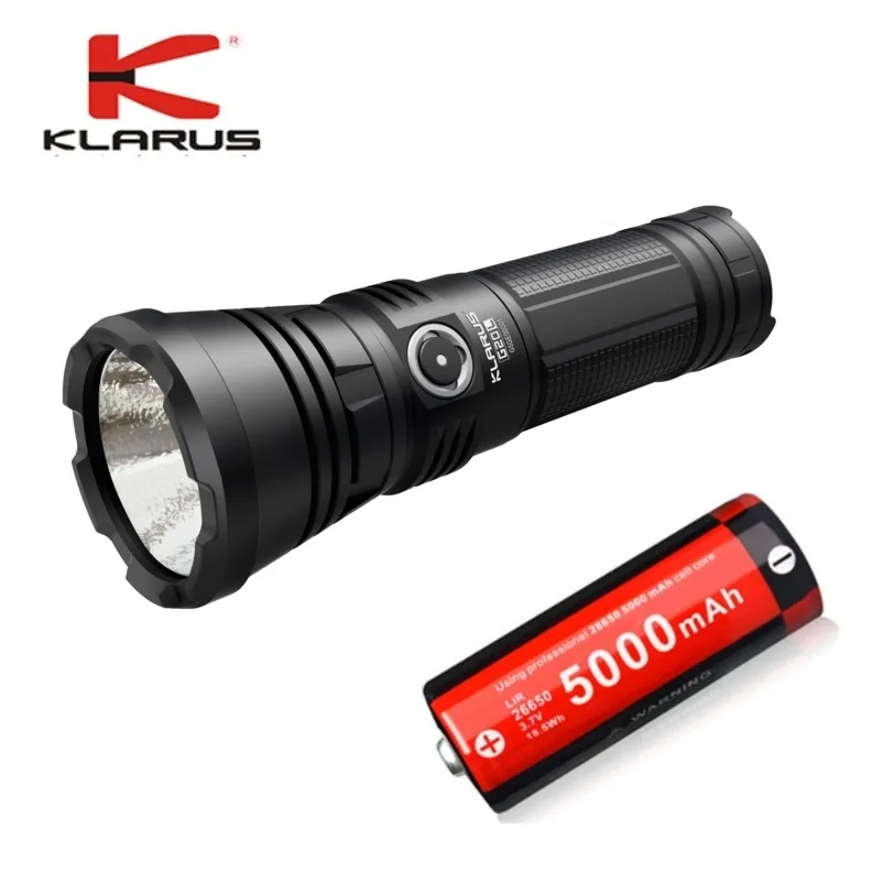 KLARUS G20L CREE Next Gen. XHP70.2 P2 3000 люмен Micro-usb зарядный порт светодиодный светильник Тактический светильник с 26650 батареей