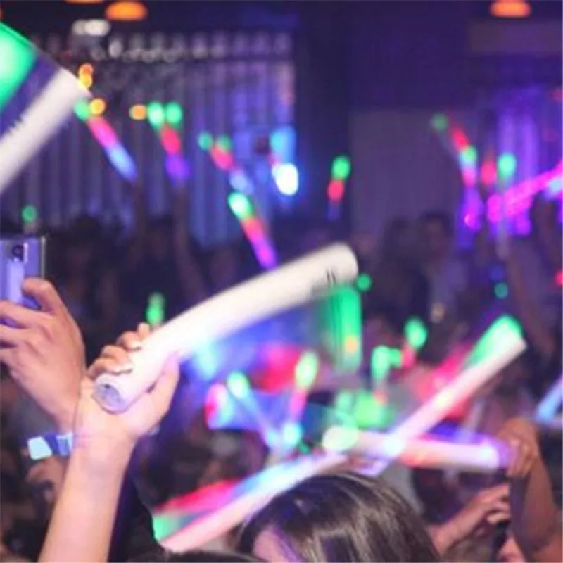 Светящиеся палочки красочная губка ралли рейв Веселая трубка светящаяся палочка