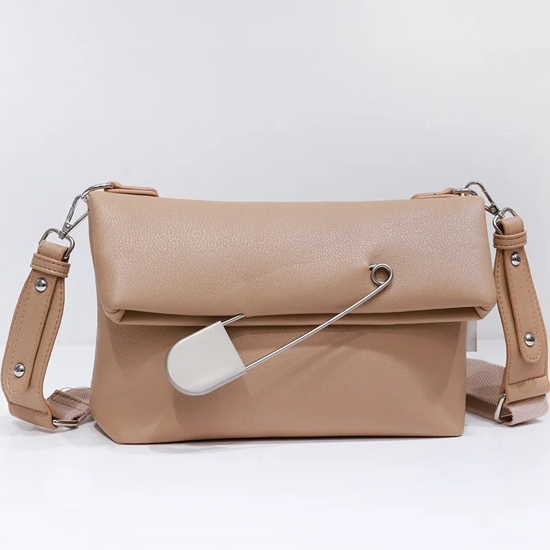 Женская модная однотонная сумка мессенджер Youda из полиуретана оригинальные