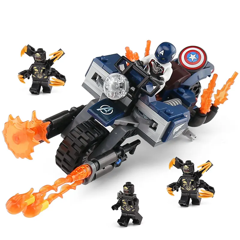 07120 07122 07123 Мстители 4 эндгейм Ultimate Quinjet набор совместим с 76126 76131 строительные блоки кирпичная игрушка