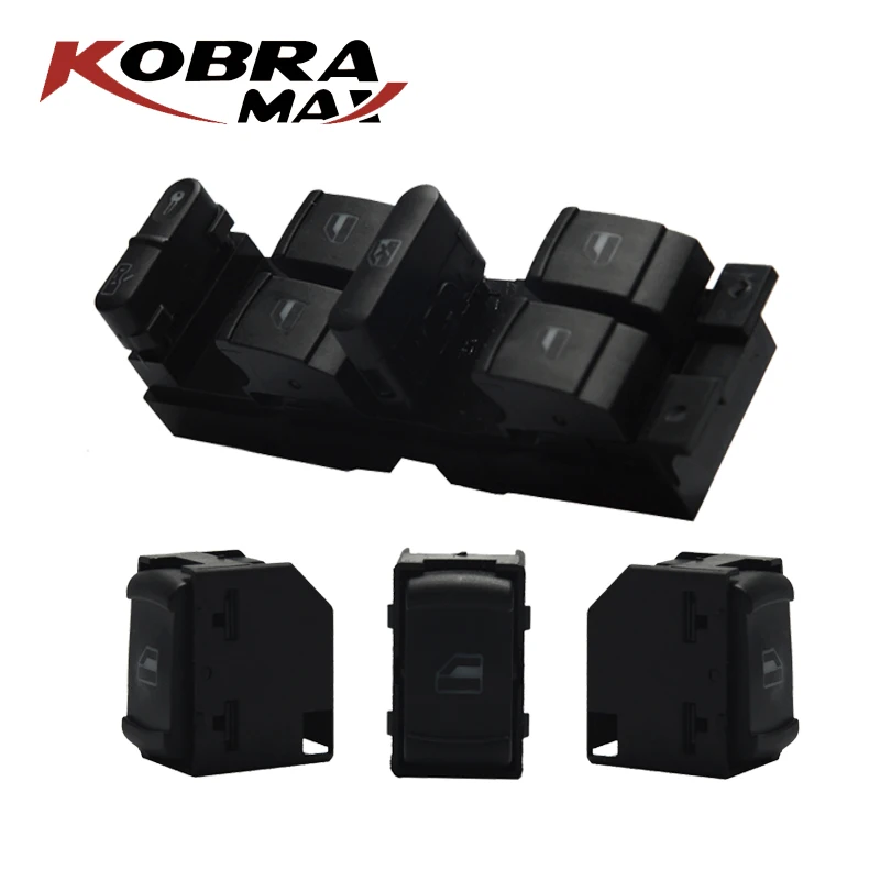 

KobraMax Car Power Passenger Side Window Control Switch 3B0959855B 1J4959857D Fits For Volkswagen Passat Bora J etta Golf MK4