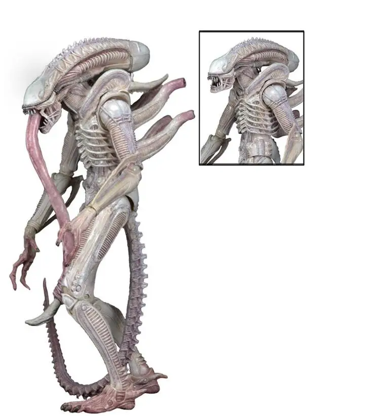 NECA фильм белые инопланетяне Xenomorph неоморф создание ПВХ фигурку Коллекционная