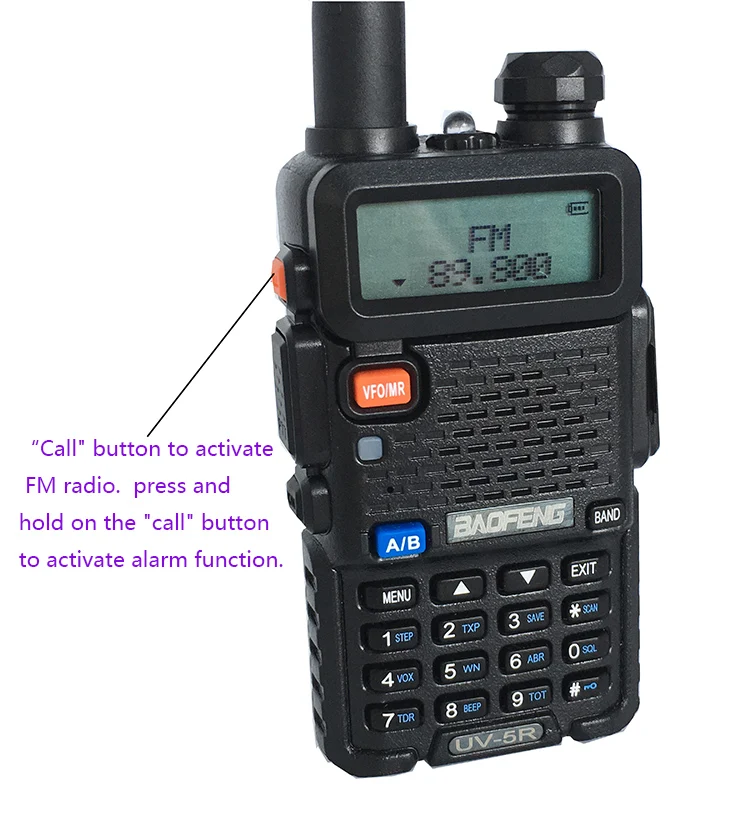 Рация Baofeng uv5r профессиональная для двухдиапазонной радиосвязи 136 174 400 520 6 шт.|radio