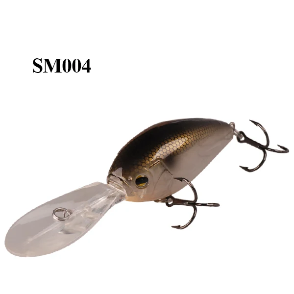 SM004 TAF Crank Bait 63 мм 20,2 г плавающие 4,0 М рыболовные приманки ABS пластик Isca рыболовные приманки для ловли карпа 3D глаза воблеры - Цвет: SM004