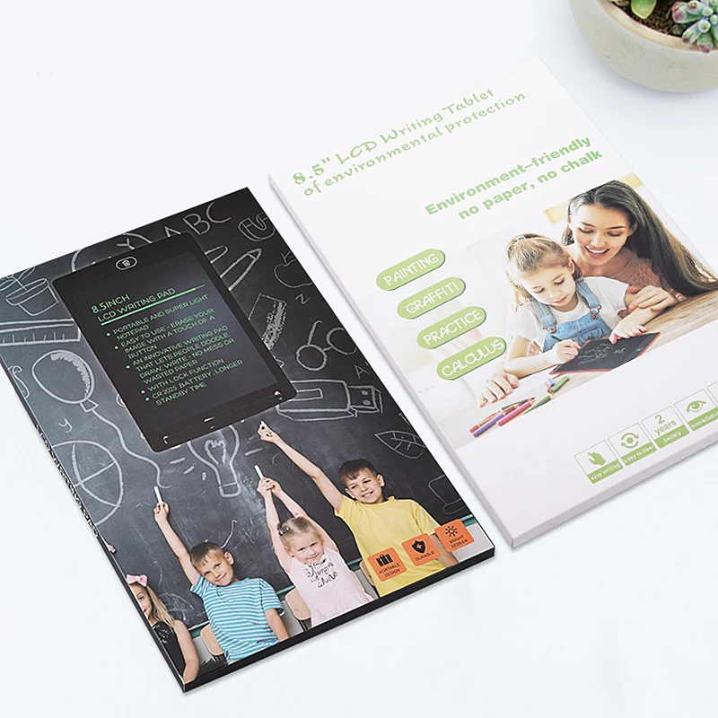 8,5 дюймовый грацильный ЖК-планшет для письма, доска для рисования, безбумажный цифровой блокнот, блокнот для рукописного ввода, блокнот для заметок